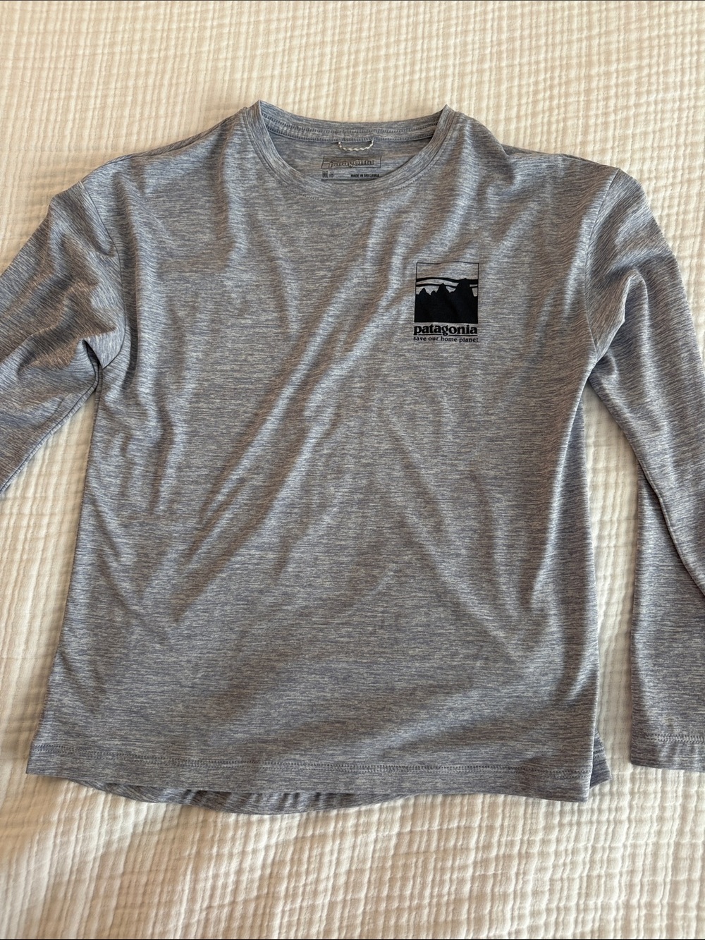 Patagonia Long-Sleeve Crewneck Shirt - Heather Gray